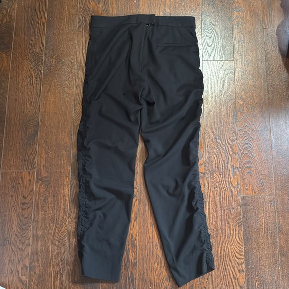 COS Pants with side rouching in black with back zip and pockets-Size 12 - Picture 4 of 12